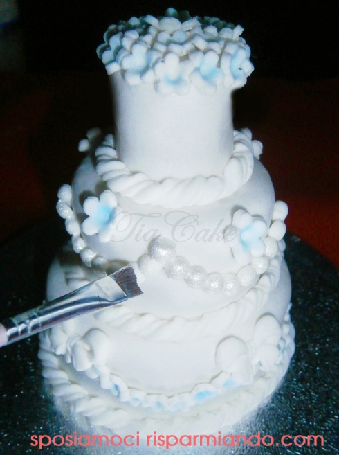 mini wedding cake fai da te